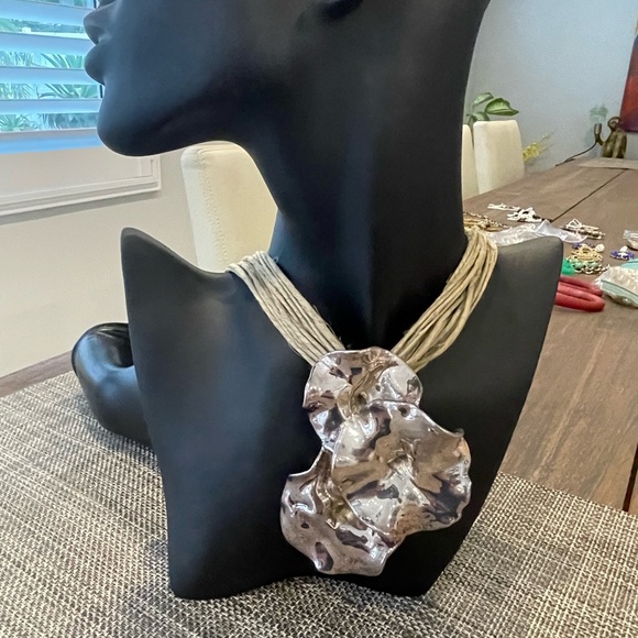 Signed bohemian sterling piece made in Israel! - Picture 2 of 8